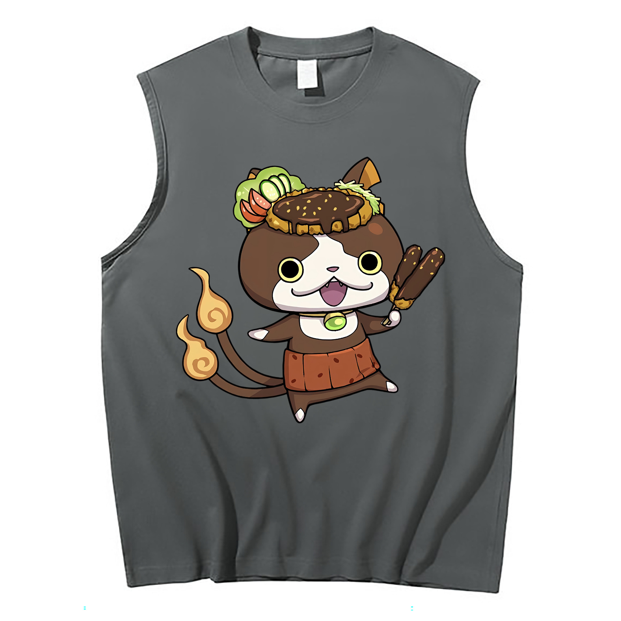 （画像用） 妖怪ウォッチ Yo-kai Watch コットン100％タンクトップ（フロントプリント）